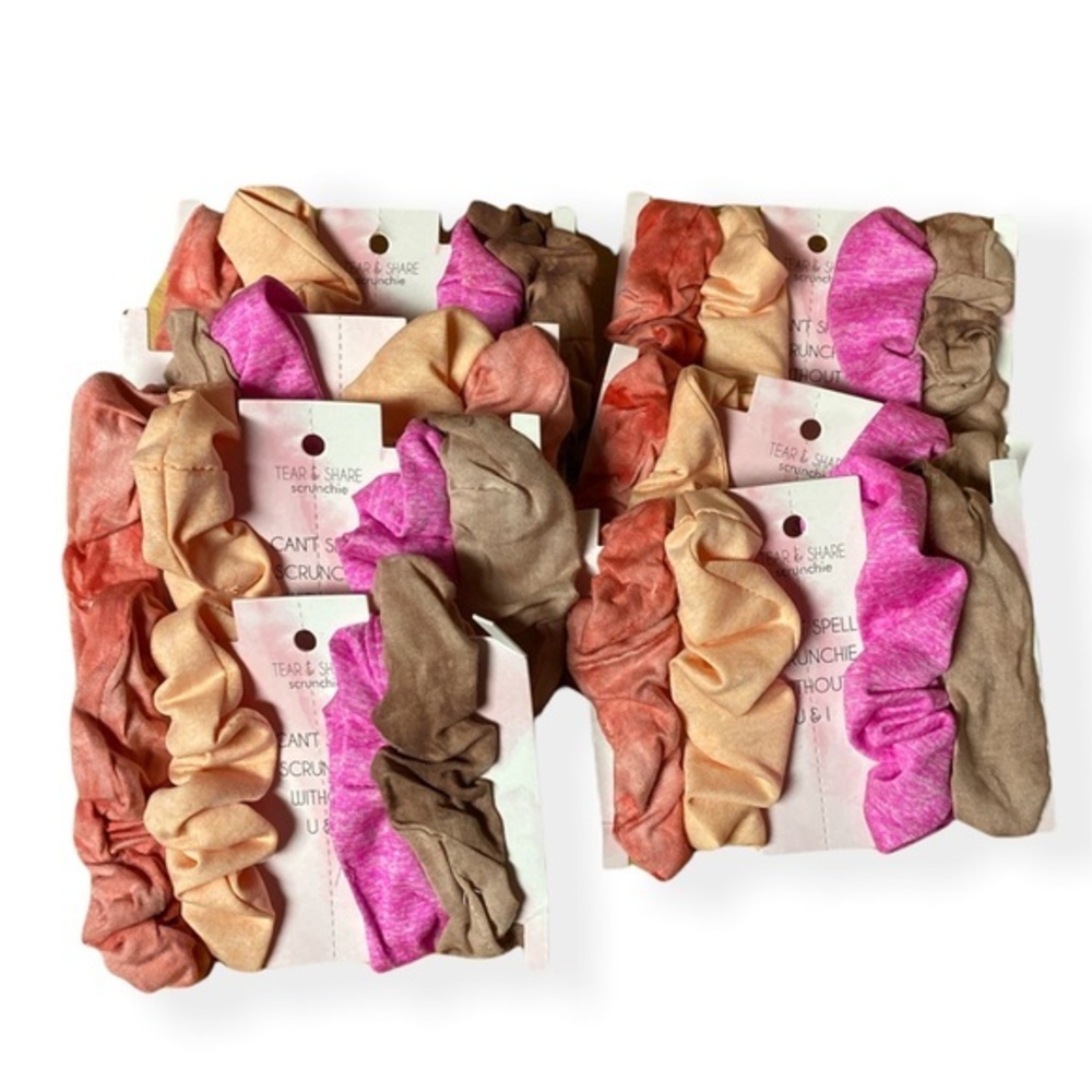 7 Sets of Scrunchies for Team Gifts